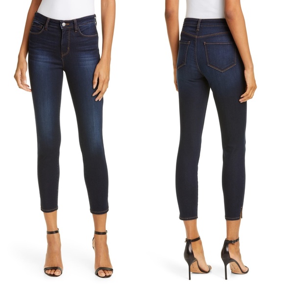 L'AGENCE Denim - L'AGENCE avery skinny slit ankle stretch jeans